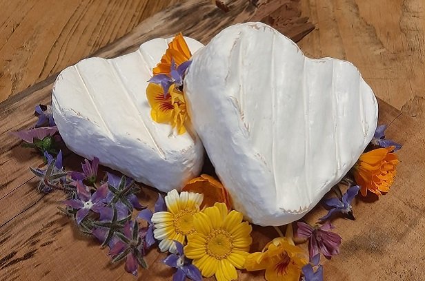 Weichkäseherzle Süße Sissi Bio-Weichkäse aus Allgäuer Bio-Heumilch mit Bio-Rahm