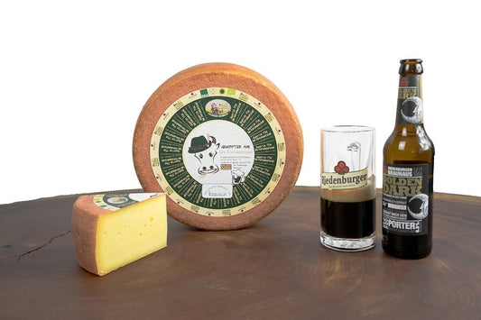 Gehopfter Max Naturbursche Bio-Schnittkäse aus Allgäuer Bio-Heumilch mit Bier affiniert